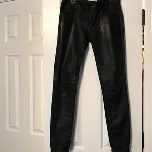 Zara Slim Leather Like Pants